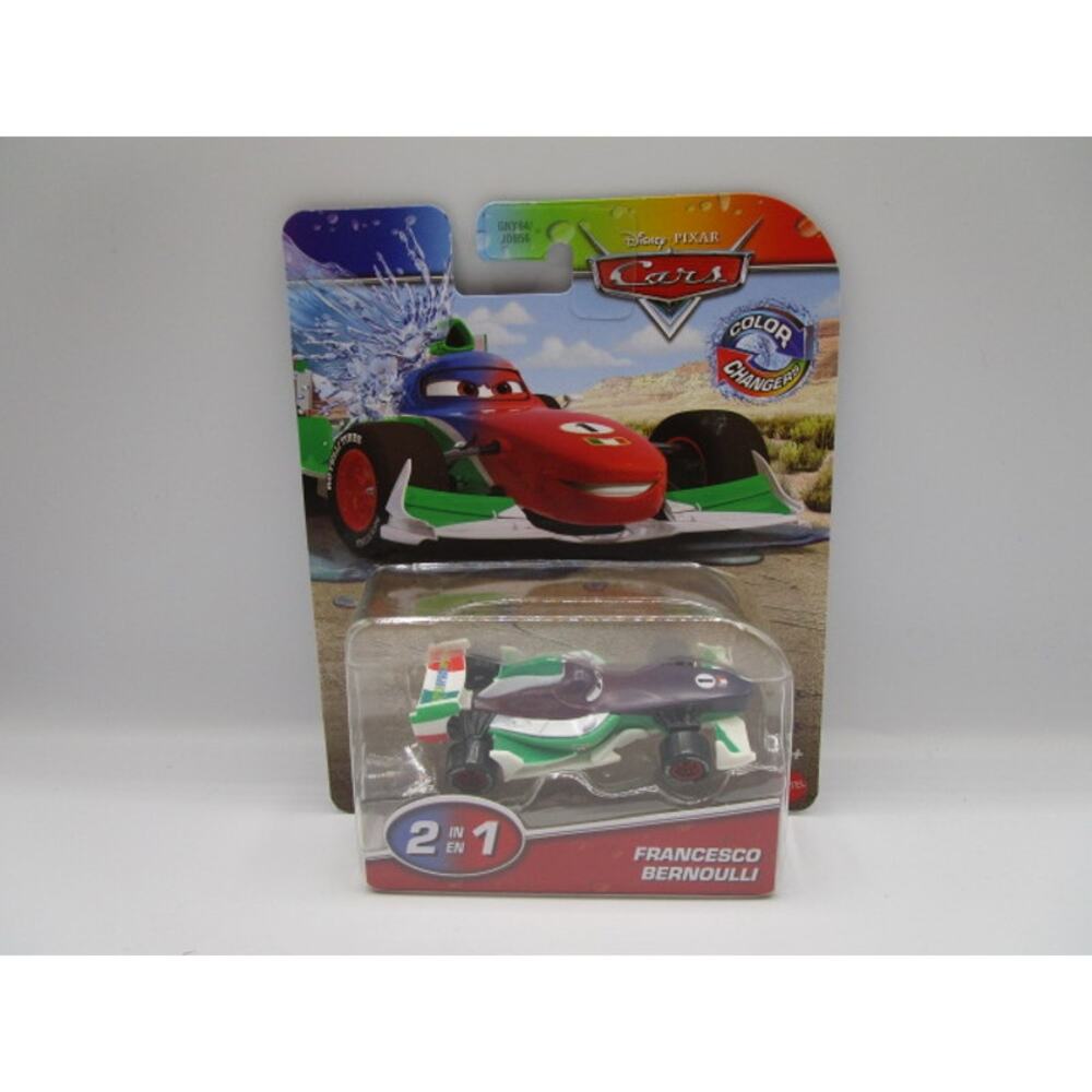 Disney Pixar Cars Francesco Bernoulli Blue To Red Color‎ Changers 2 In 1 Car